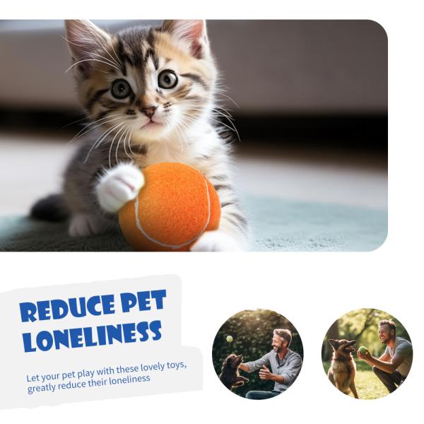 Black Grey Indestructible Tennis Ball Dog 2.5" Durable Tennis Balls For Dogs