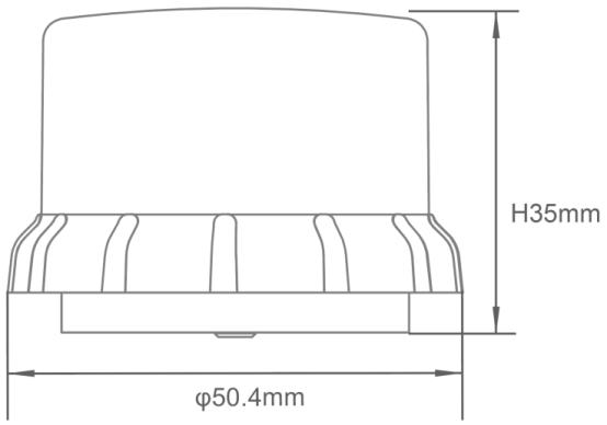 JL-772B2 product dimensions and size diagram
