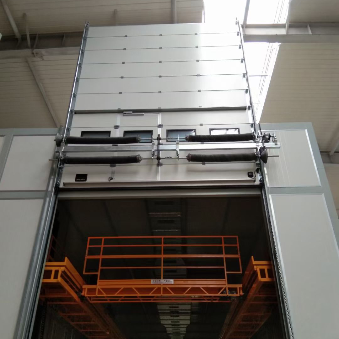Smooth-Operation Industrial Sectional Overhead Door For Assembly Workshop Environments