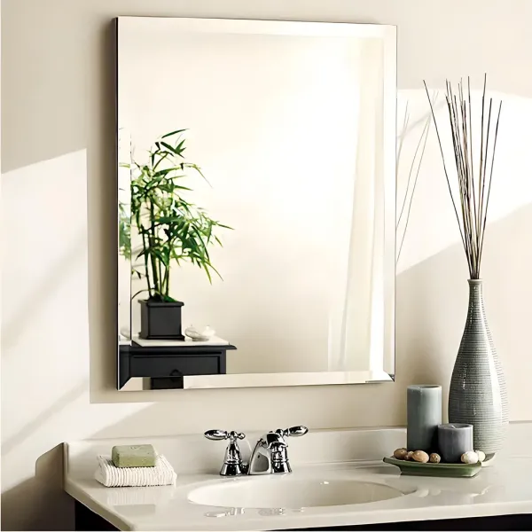 Premium Silver Decorative Full Floor Mirror Modern Home Design