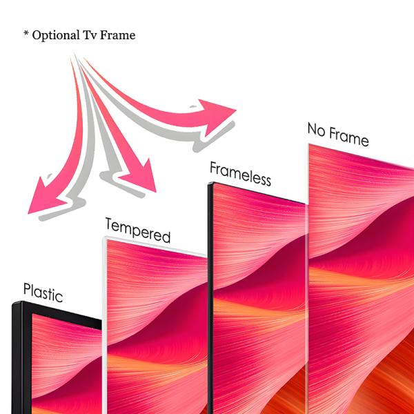 Export Oriented 50 Inch Borderless Mini LED HDR Google TV Stable Chip Complete Accessories Bulk Shipment