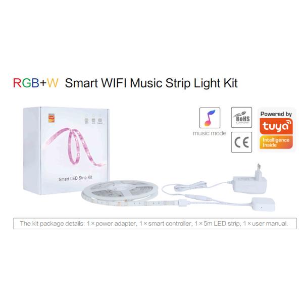 30W 16 Million Colors Wifi Rgb LED Strip Light 16.4ft With App Control