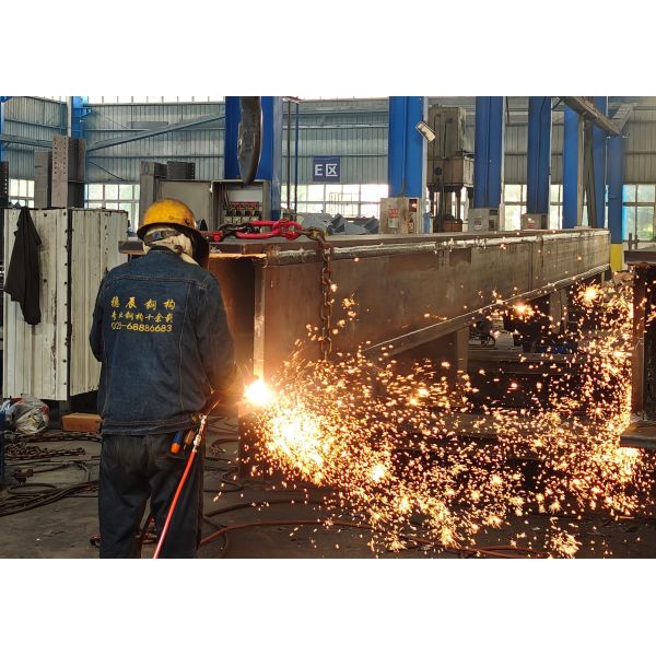 Customizable Steel Structural Fabrication with 50 Tons Load Capacity and High Corrosion Resistance