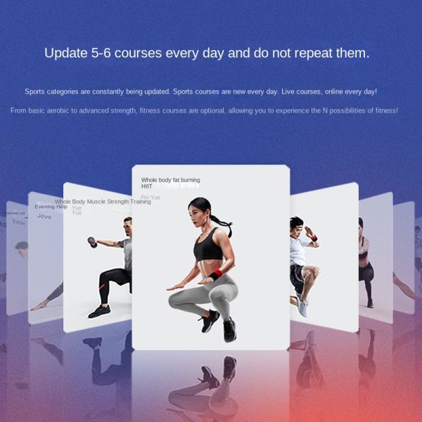 32 Inch 4K Intelligent AI Fitness Exercise Magic Mirror Touchscreen Android OS Voice Control Glass Wi-Fi Wall-mounted Indoor