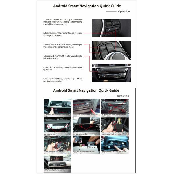 BMW 1 Series Android 10.0 Aftermarket GPS Navigation Car Stereo BMW-1025-F20