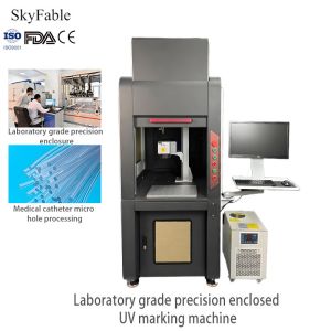 Buy cheap Laboratory Precision UV Closed Laser Marking Machine For Micro Hole Processing Of Medical Catheters product