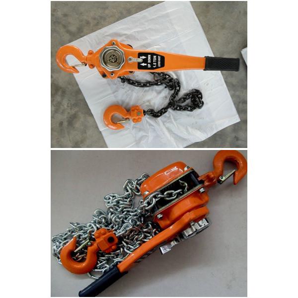0.75T Transmission Line Stringing Tools Manual Lever Chain Hoist Hand Pull When Fully Loaded 140N
