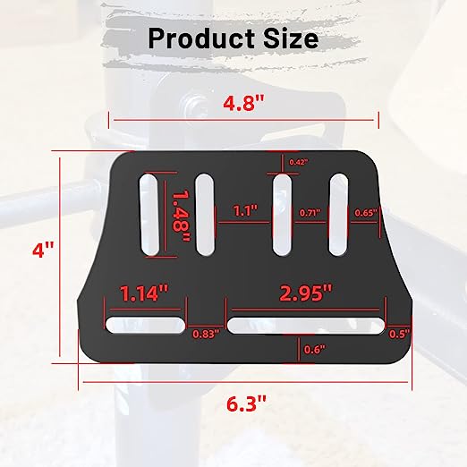 Metal Bed Frame Headboard Attachment Kit Bed Frame Hook Bracket Adapter for Queen Bed