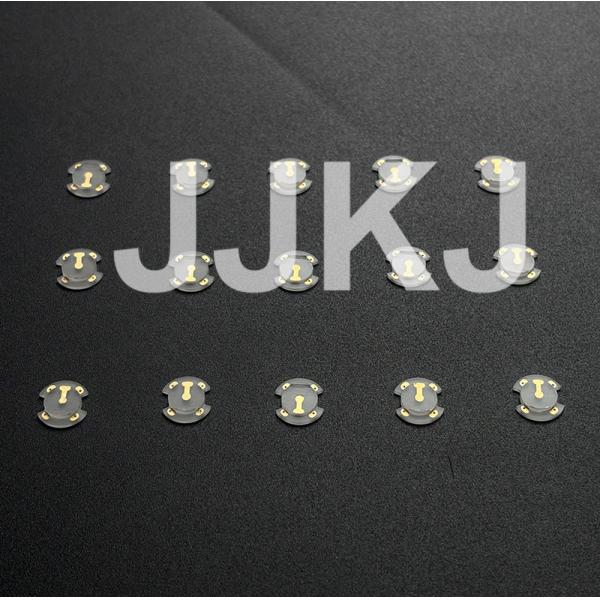 Custom shape Sapphire Optical Blank Sapphire Single Crystal Material with Metallization