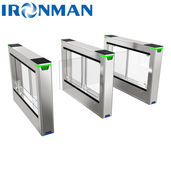 Brushless Motor Automatic Swing Turnstile | Smart Access Control Pedestrian Barrier Gate for Commercial Buildings, Fast & Silent Operation