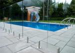 Mirror / Satin Finish Swimming Pool Glass Fence Stainless Steel Spigot Railing
