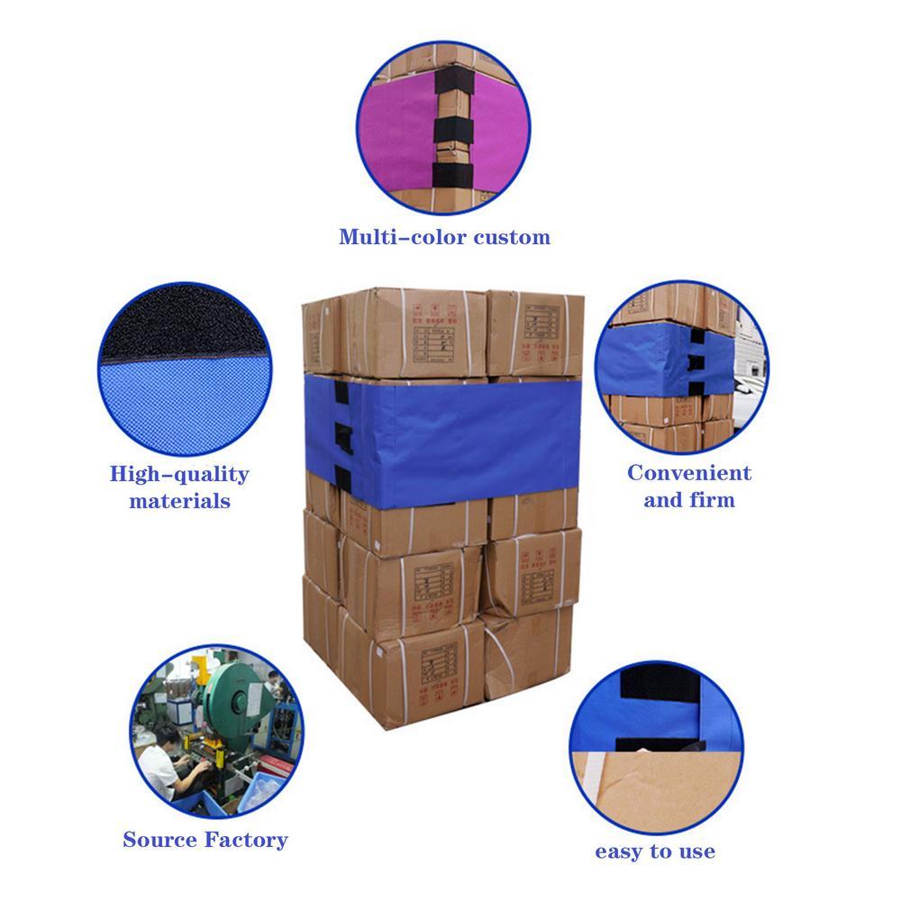 Reusable 50mm*5000mm Sew On Velcro Tie Down Straps Nylon Cargo Straps
