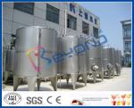 Single Layer Stainless Steel Milk Storage Tank For Juice Storage Tank SGS / CE /