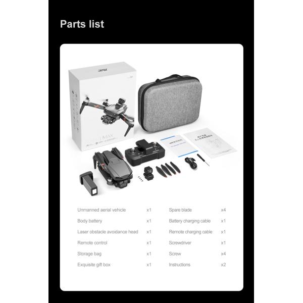 Rg601 Max 5g Gps Professional Drone Dual 4k Hd Cameras Optical Flow Brushless Quadcopter Rc Drone for Aerial Photography