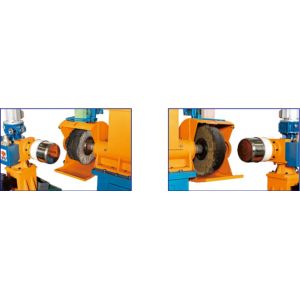 Double Head Horizontal Kitchenware Pot Polishing Machine Kitchenware Grinding
