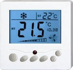 Buy cheap Flush Mounted Underfloor Heating Programmable Thermostat Digital Fan Coil Thermostat product