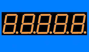 0.36 Inch LED 5 Digit 7 Segment Display Red Color Suitable for Embedded Electronics and Industrial Digital Displays