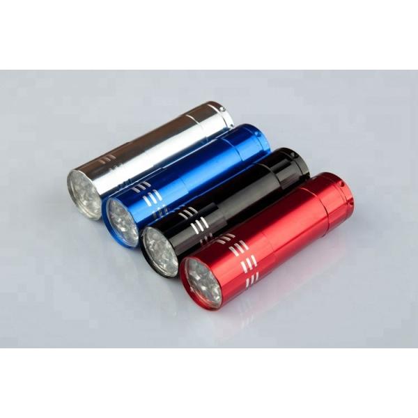 Outdoor LED Emergency Flashlight Camping Lamp Customized Aluminum Mini Torch 9 LED