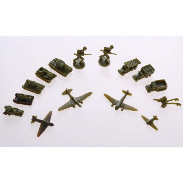 Close-up of soldier figurine showcasing durable plastic construction