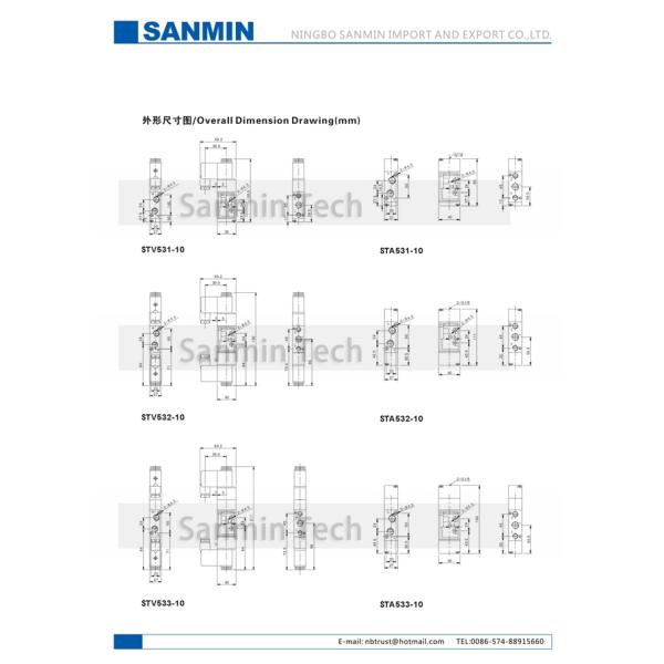 Pneumatic Control Valve G3 / 8 " Thread Pipe 0 . 15 ~ 0 . 8MPa Pressure