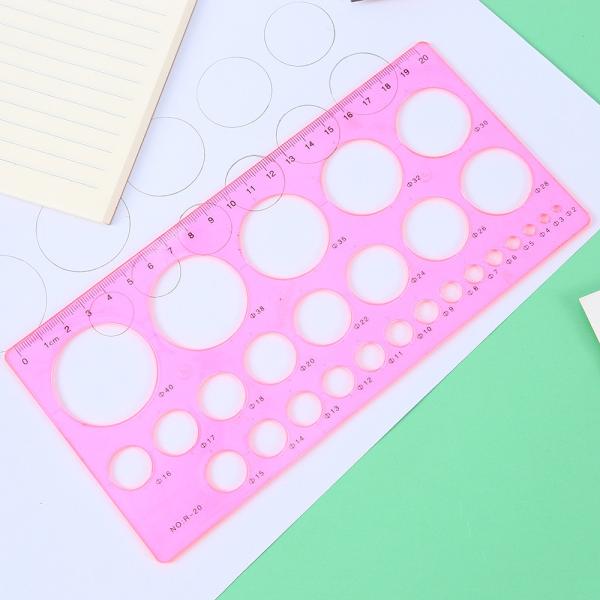 4 Pcs Set 12inch Straight / Triangle Flexible Ruler Math Geometry Tool For School Classroom Office Kids