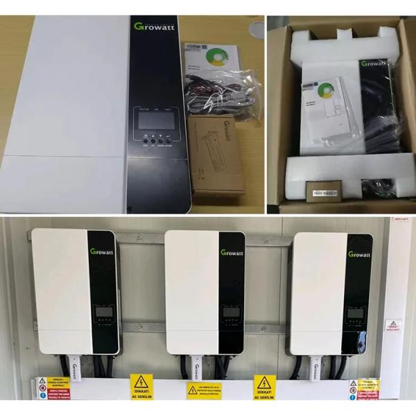 90%-95% Efficiency Growatt SPF 5000ES EU Version Wifi Module Hybrid Off Solar Inverter