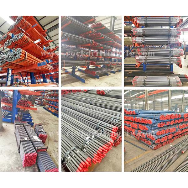 JCDRILL Chisel Head Integral Rock Drill Rods for Hard Rock Drilling