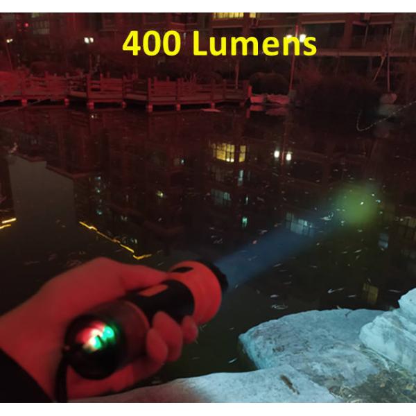 Robust IP66 5W LED Rechargeable Flashlight With SOS Mode