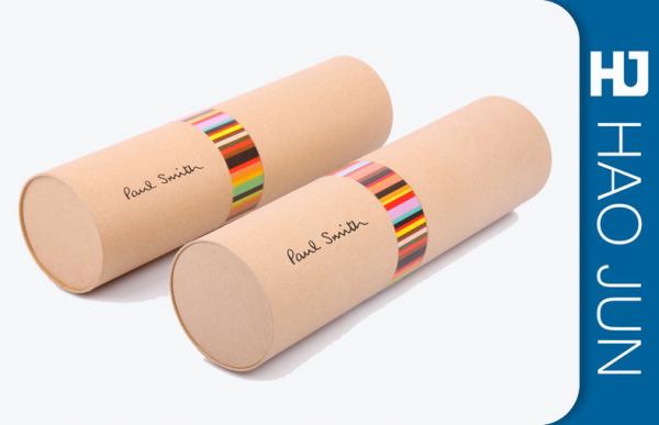 Packaging Cardboard Cylinder Tubes For Pens , Matt Lamination Surface