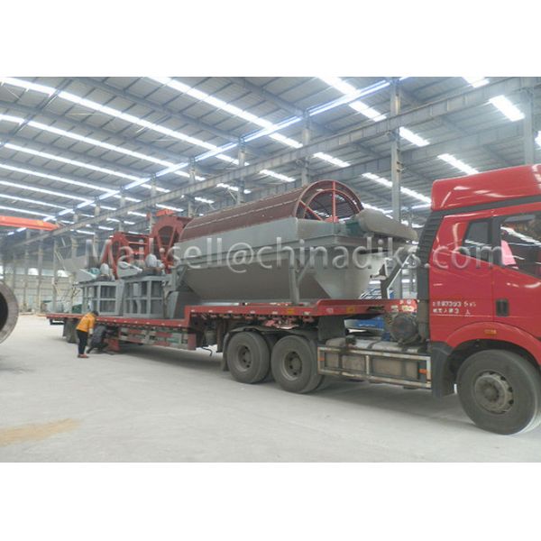 415V Draining Mineral Processing Plant Remove Impurity Sand Washing Machine