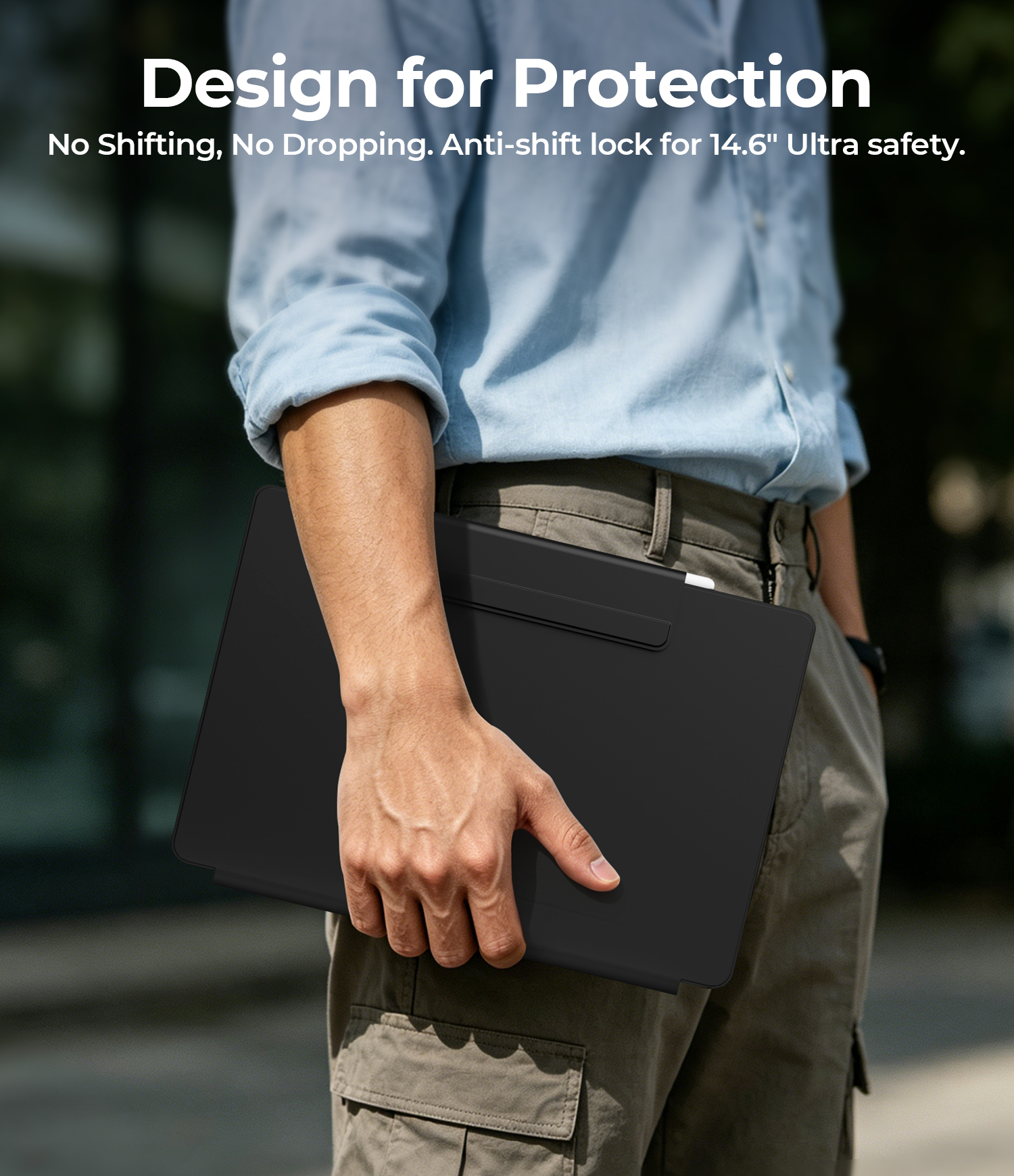 86 Keys Magnetic Smart Keyboard with Strong Magnetic Backplate & Precision Trackpad for Galaxy Tab S12 Ultra 14.6 Inch