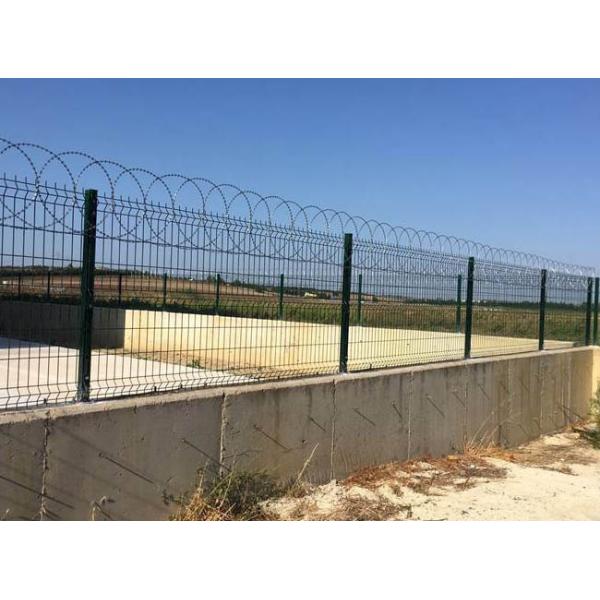 BTO10 BTO22 BTO30 Flat Wrap Razor Wire Offers Effective But Neat Barrier Solution