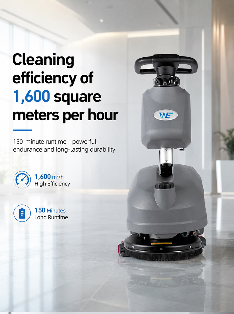 High Efficiency Floor Scrubber Tile Grout Cleaning Machine Suitable for Dining Room School Hospital