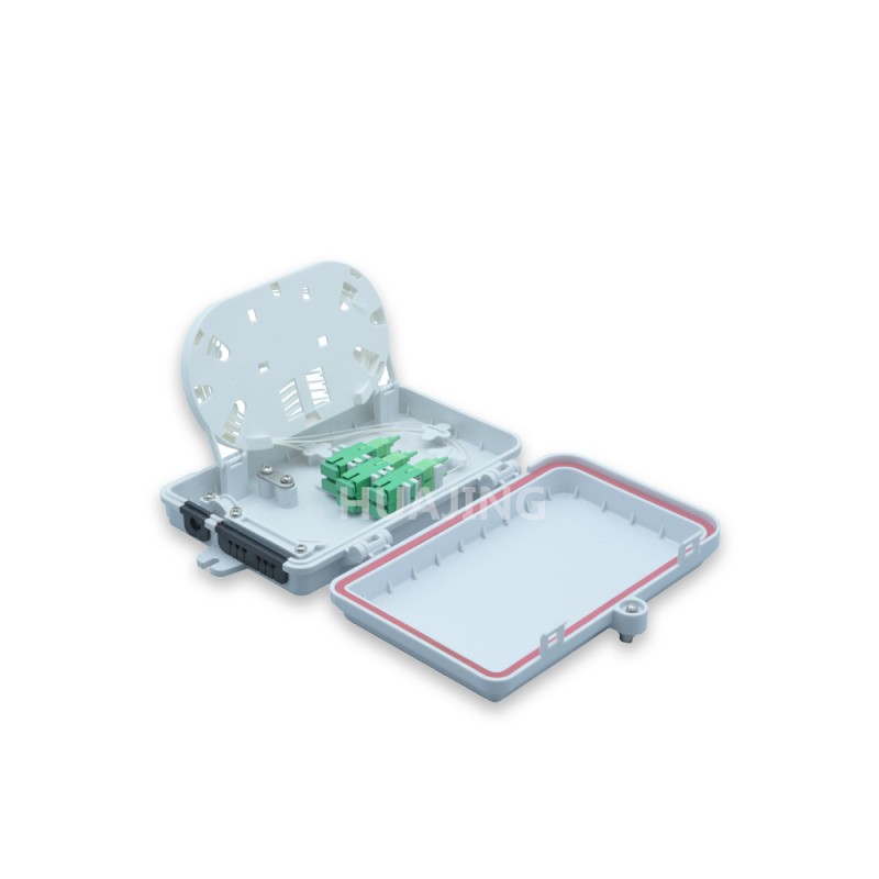 Wall Mounted FTTH Fiber Terminal Box 6 Core Lightweight