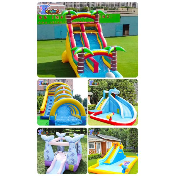 Customization Inflatable Water Slide for Kids Slide Pool Bounce House