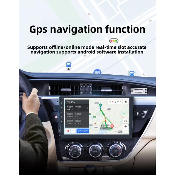Creatall 9 Inch Universal Dashboard GPS Navigation Player Android All-in-One Wireless CarPlay with ADS for Automotive Use