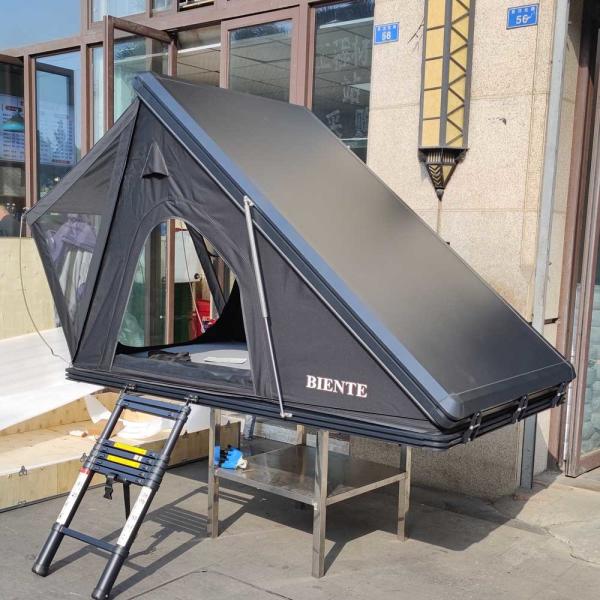 Automatic Opening Triangle Hard Shell Rooftop Tent With Custom Color