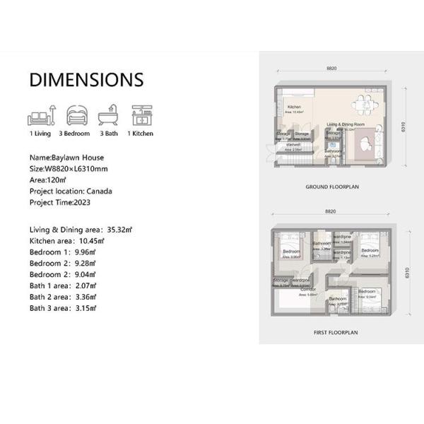 Modular Prefabricated Luxury House Villa Frame, Prefab Metal Frame Steel Storage Building Kits