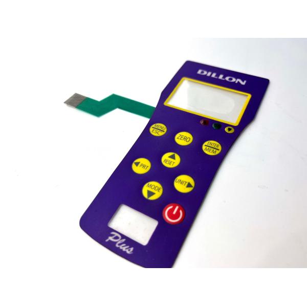 240gm Trip Force 3 Contact Domes Backlit Membrane Switches