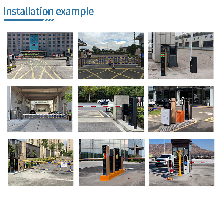 IP67 Traffic Barrier Gate Parking System Solution Anti Tailgating