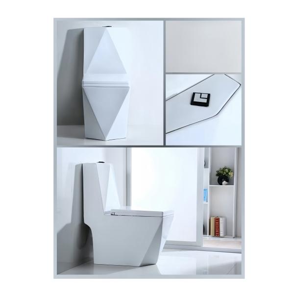 Ceramic Toilet Seat Sets and Sink Bathroom with Traditional Design Style Water Closet