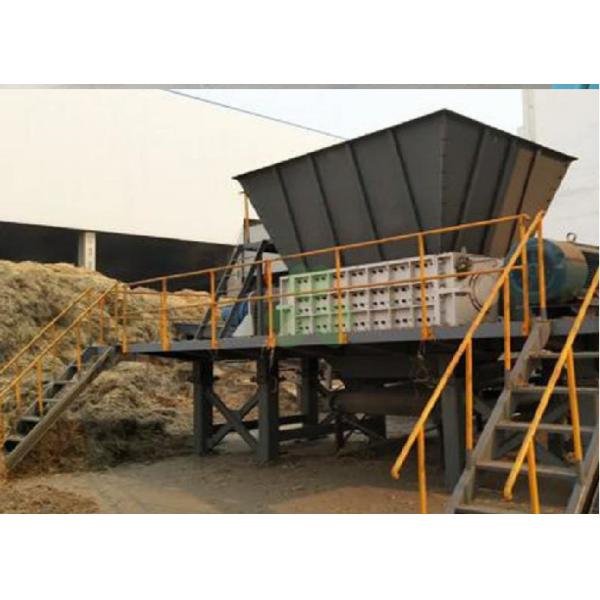 Pipe Cutting Industrial Shredder Machine Simple Structure In Linear Type