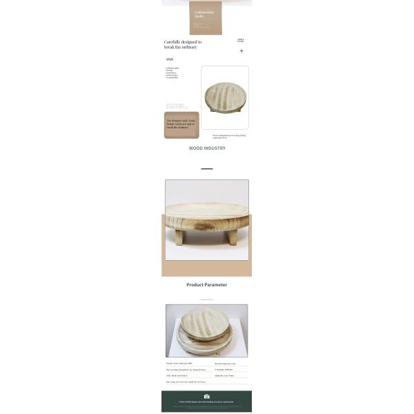 Customizable Rustic Wood Presentation Tool for Baking Tools Hot Pans Baking Dishes