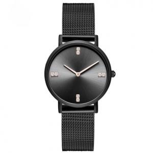 Buy cheap Quick Release Mesh Band Quartz Stainless Steel Watch PVD Black Water Resistant product