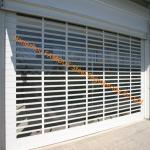 Commercial Shop Front Polycarbonate Transparent Slat Shutter Door Aluminum Roll