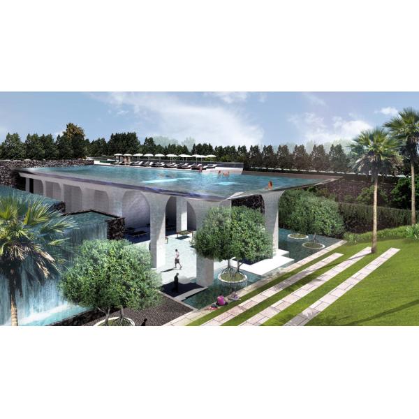 Customized Polished Wall Panels Plexiglass Thick Acrylic Swimming Pools for Outdoor