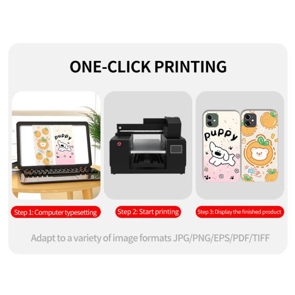 KECAI 2026 High Quality Inkjet Flatbed Printing Machine New Arrival Automatic Height Calibration Multifunctional 3060 UV Printer