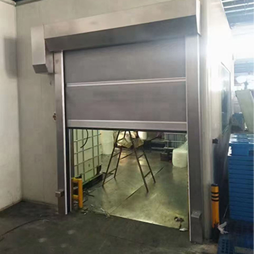 Customizable Width Industrial High Speed Rapid Roll Door For Warehouse Logistics