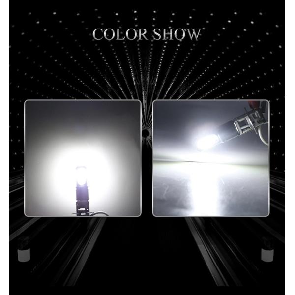 H1 H3 2525 6SMD 600lm Nonpolarity LED Fog Light Bulbs