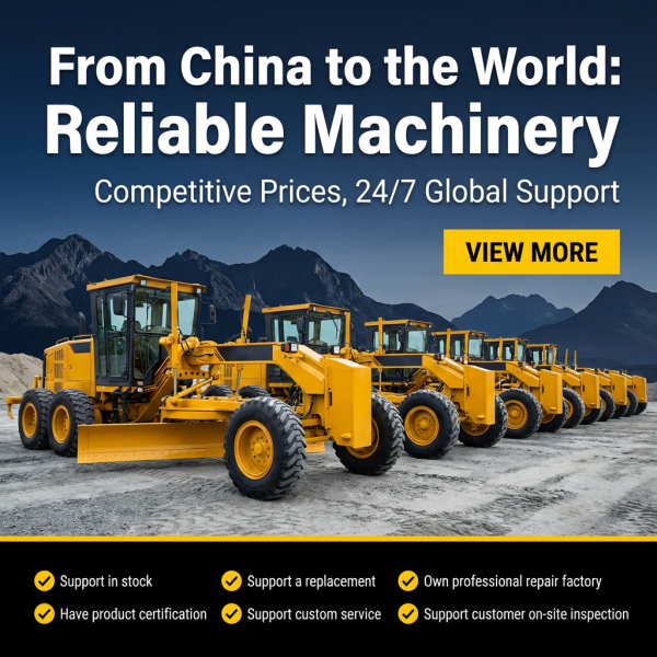 14ft Used Road Grader For 140H Construction Infrastructure Building